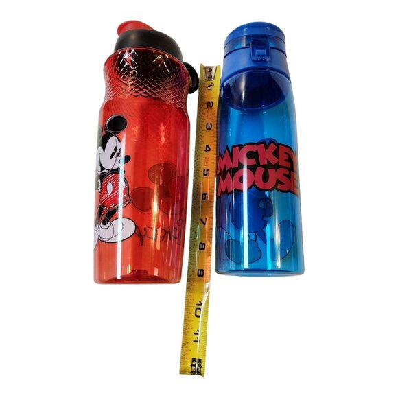 Disney Mickey Mouse Blue Flip Top Water Bottle BPA-FREE 25oz & Zak Designs 30oz - Picture 14 of 14